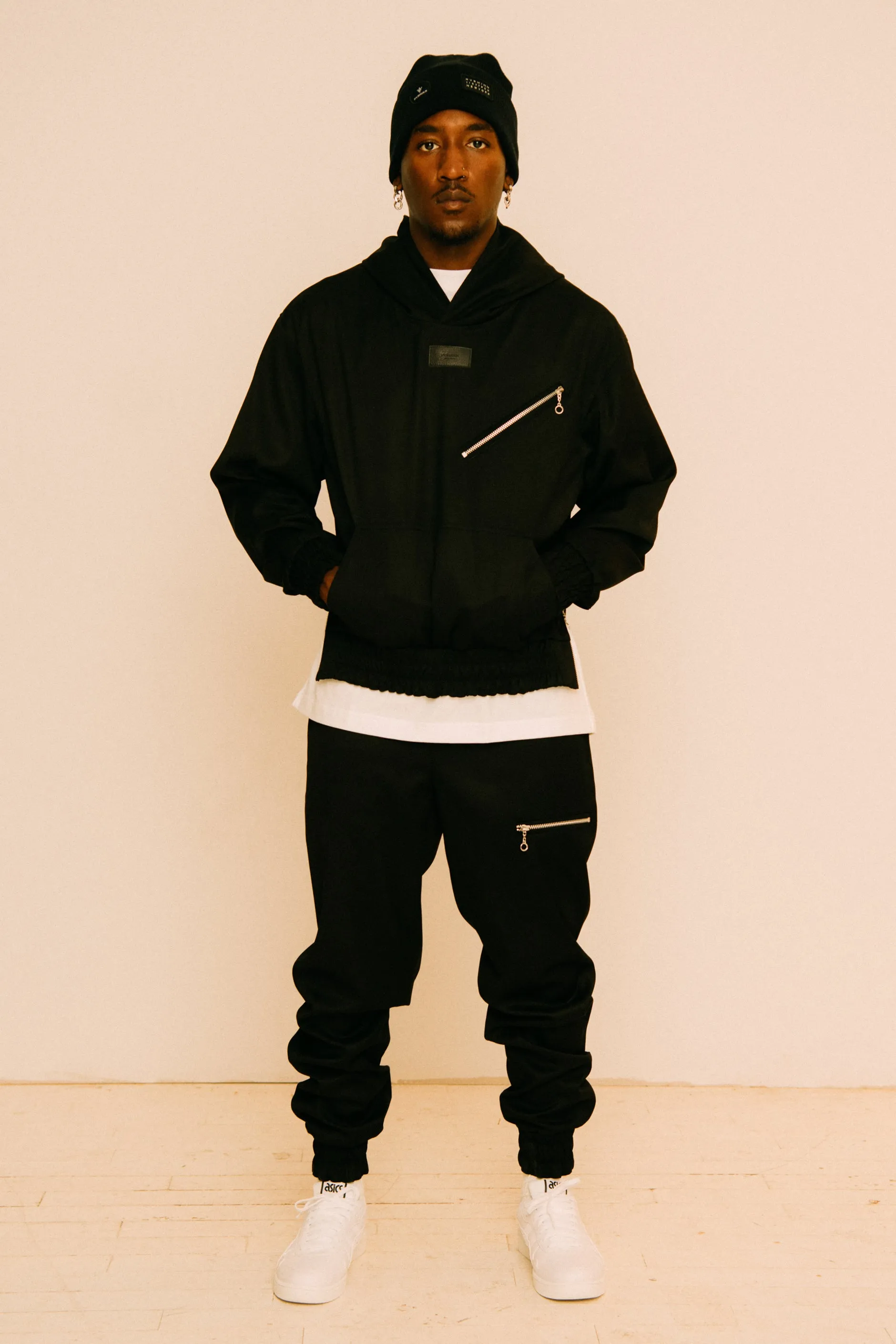 JACKIE BLACK TRACK PANTS