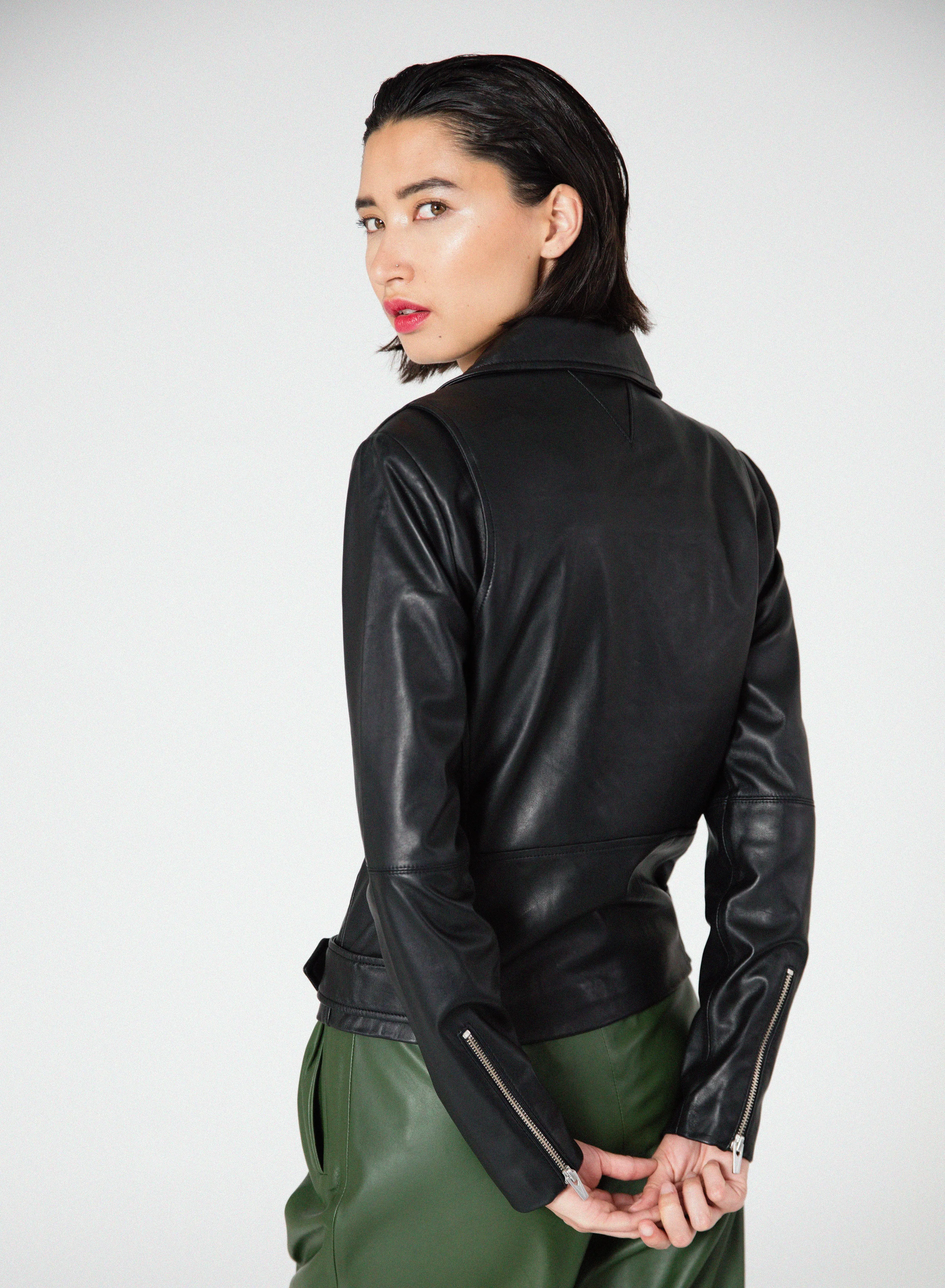 Jayne Smooth Jacket Black