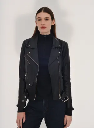 Jayne Smooth Jacket Black