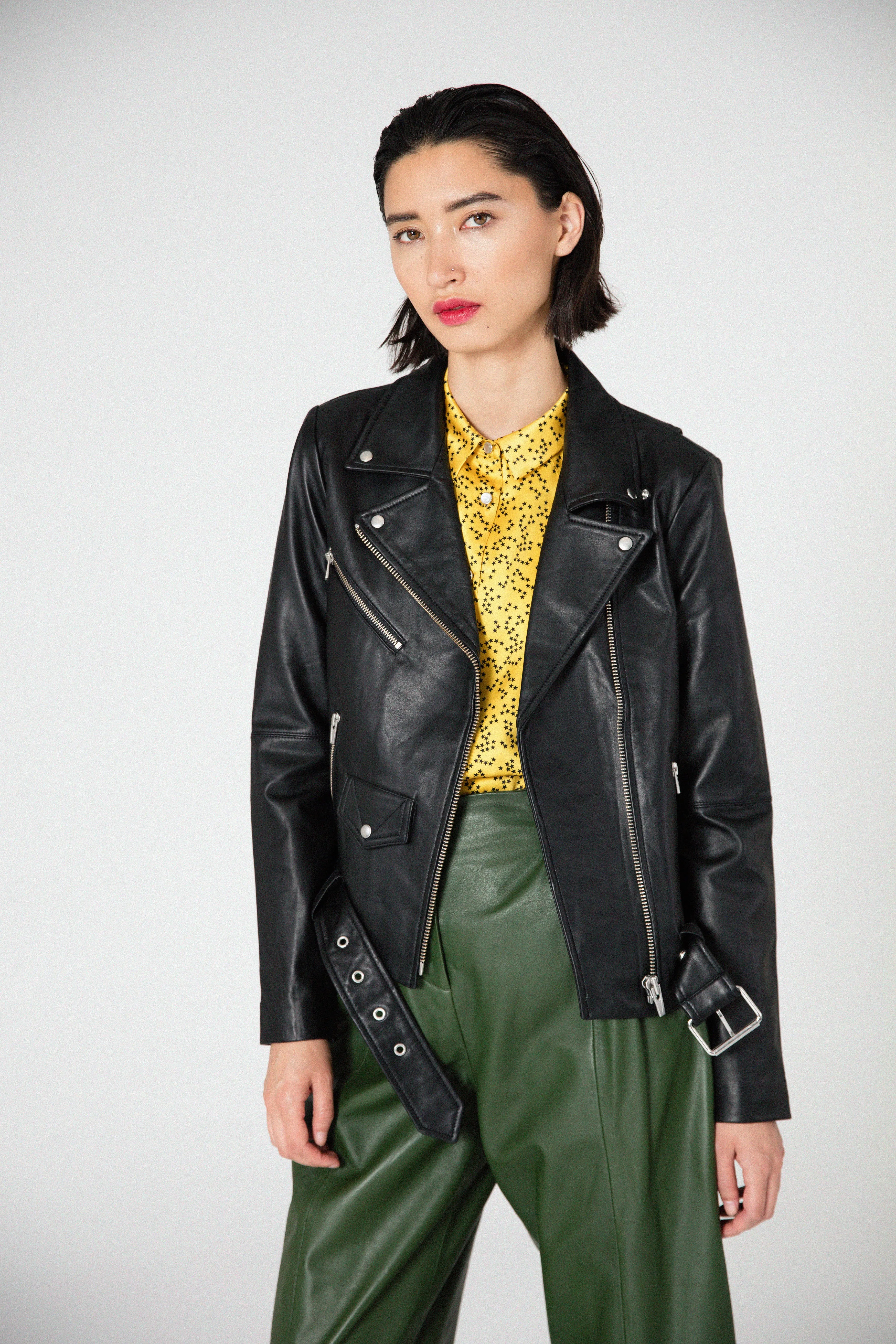 Jayne Smooth Jacket Black