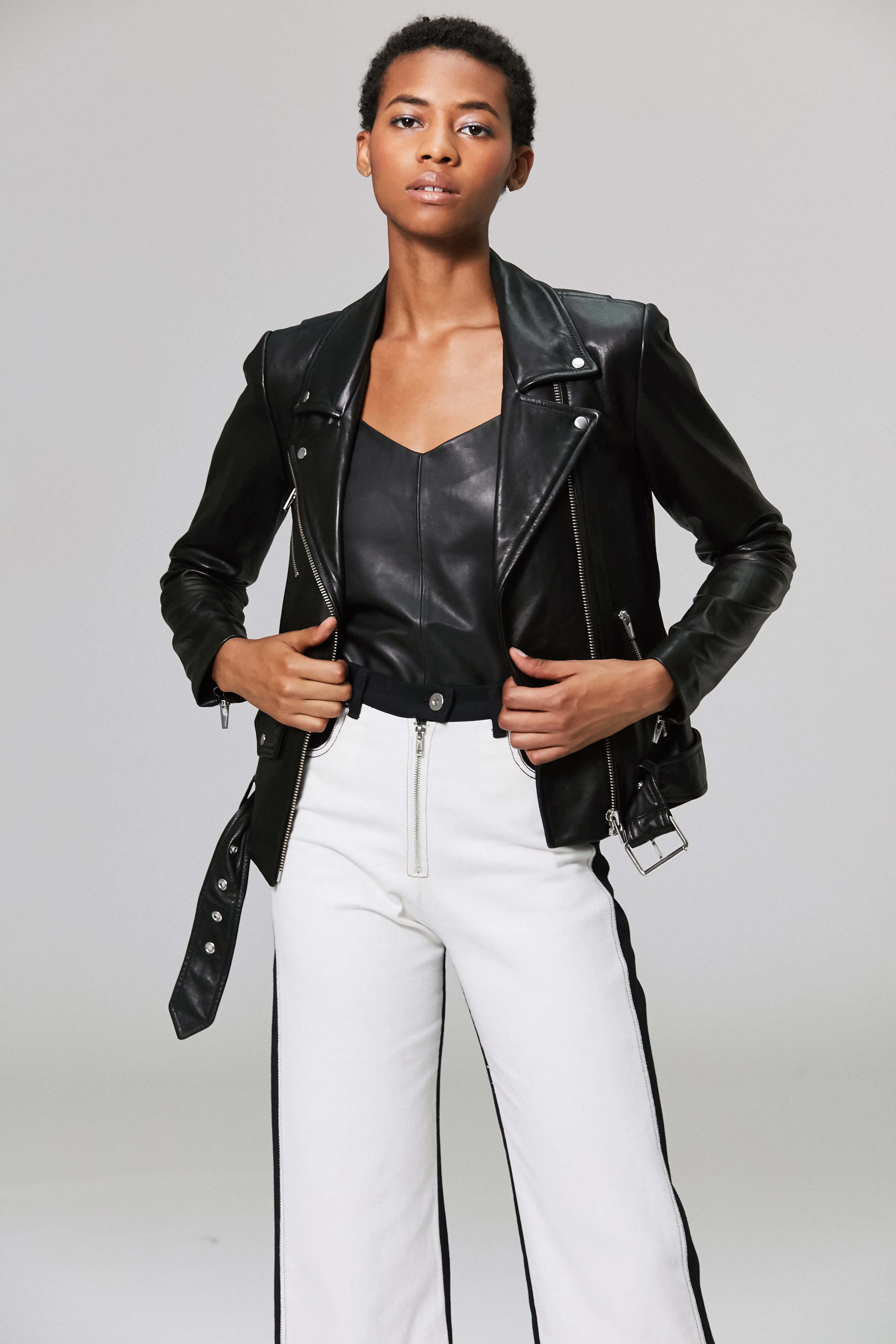 Jayne Smooth Jacket Black