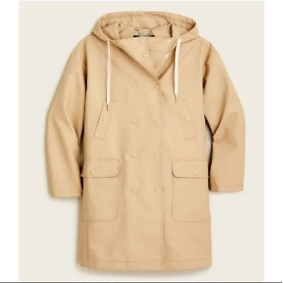 J. Crew Double Breasted Raincoat