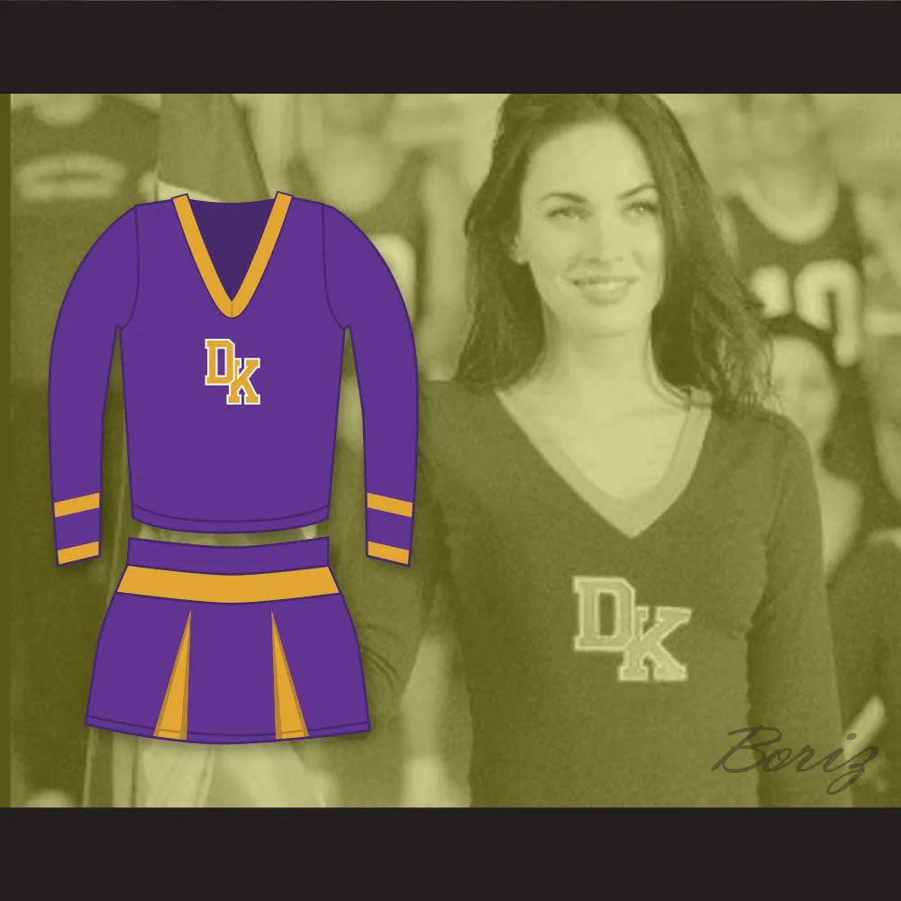 Jennifer Check Devil's Kettle High School Long Sleeve Purple Cheerleader Uniform Jennifer's Body