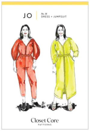Jo Dress   Jumpsuit Pattern -- Close Core Patterns