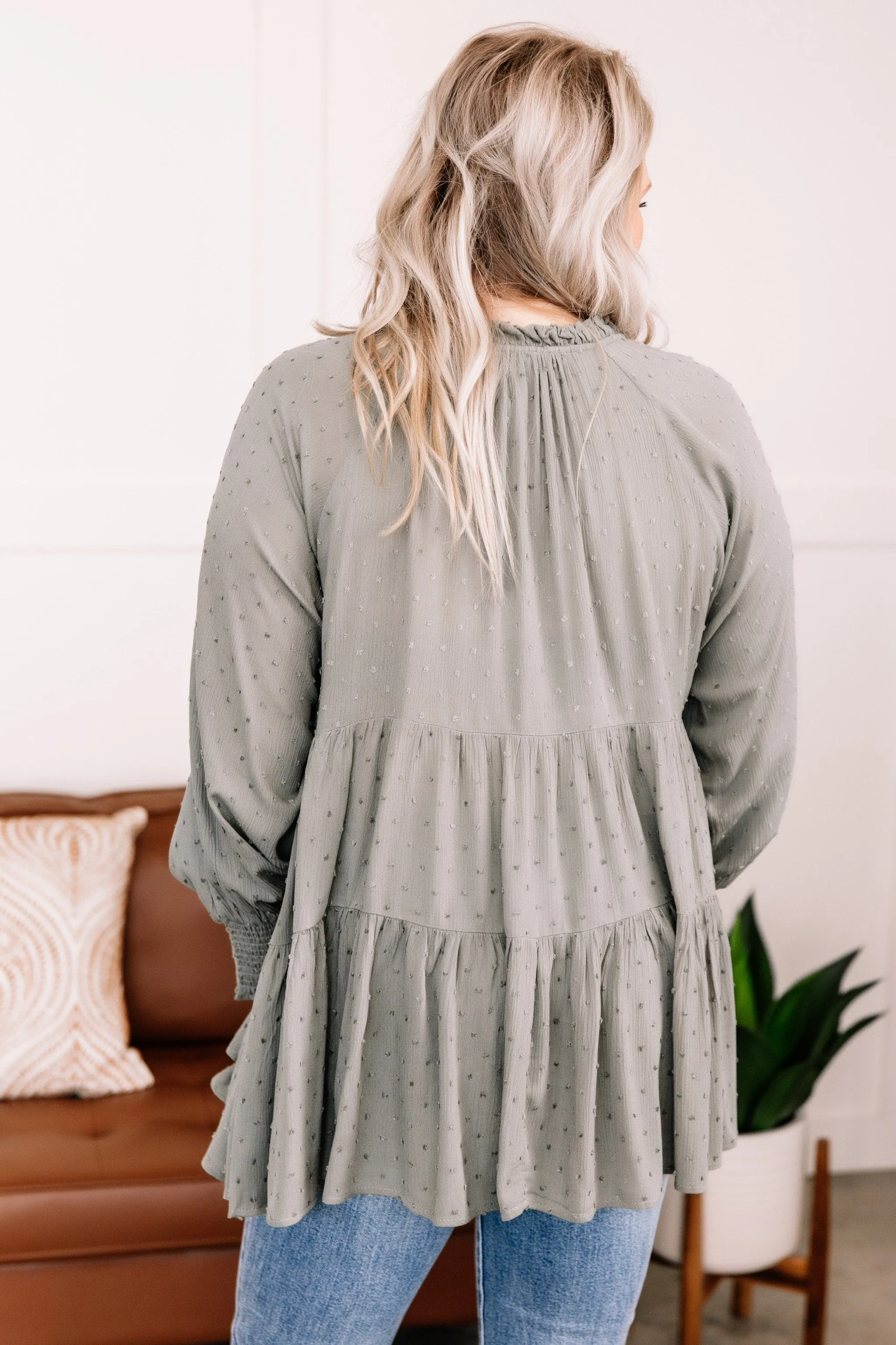 Join The Dots Tunic In Olive Green