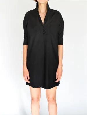 Kallmeyer Mockneck Dress in Black