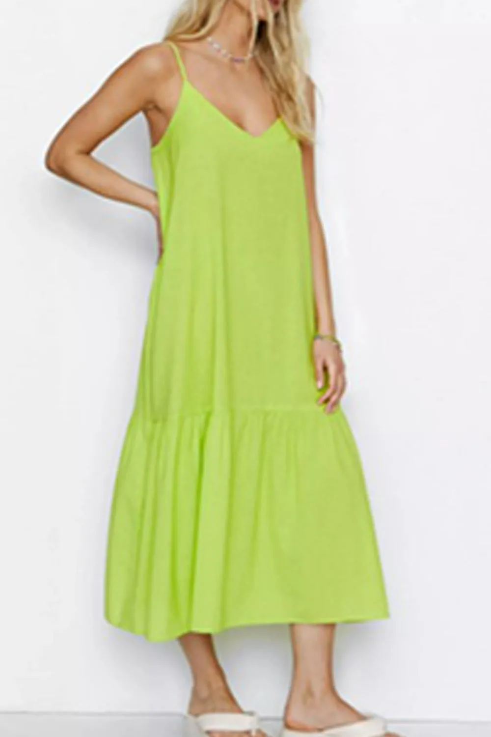 Kastoria Neon Green Dress