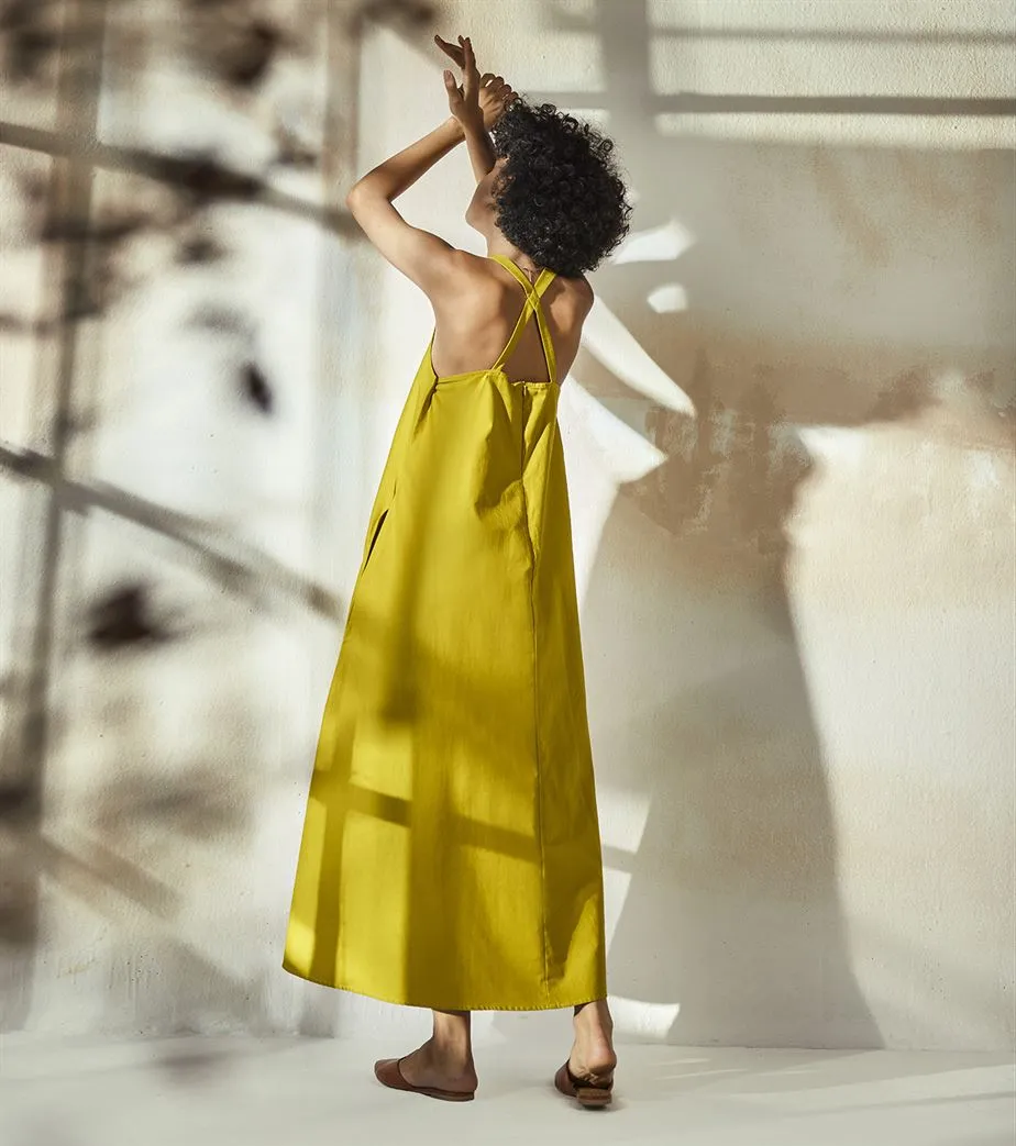 Khara Kapas  I  Kansas City Sweet Like Honey Maxi Dress
