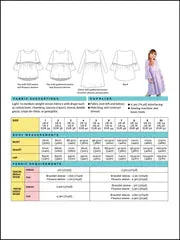 Ladies Smock Top And Dress Pattern - Indigo From Tilly And The Buttons