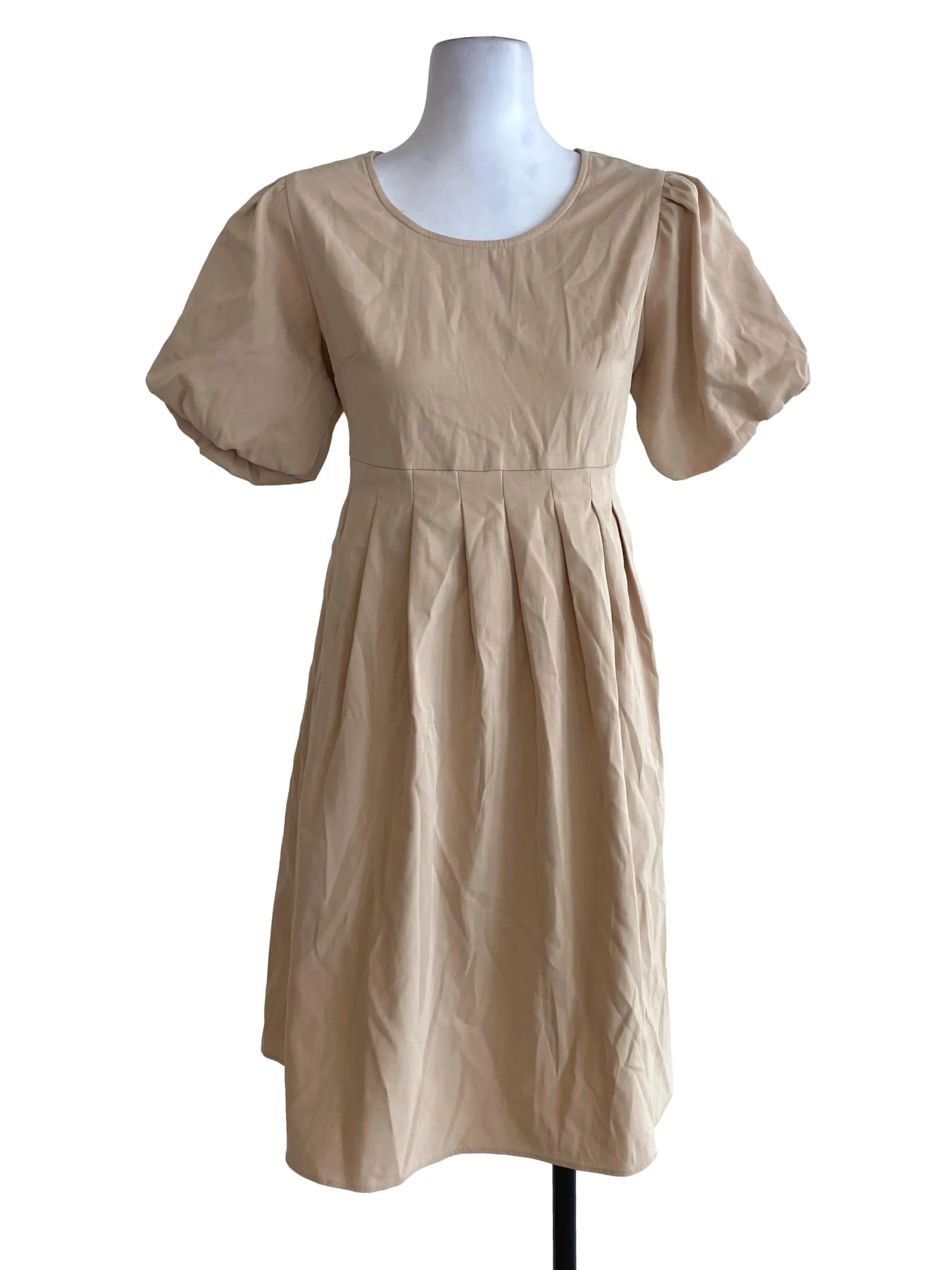 Latte Blouson Dress