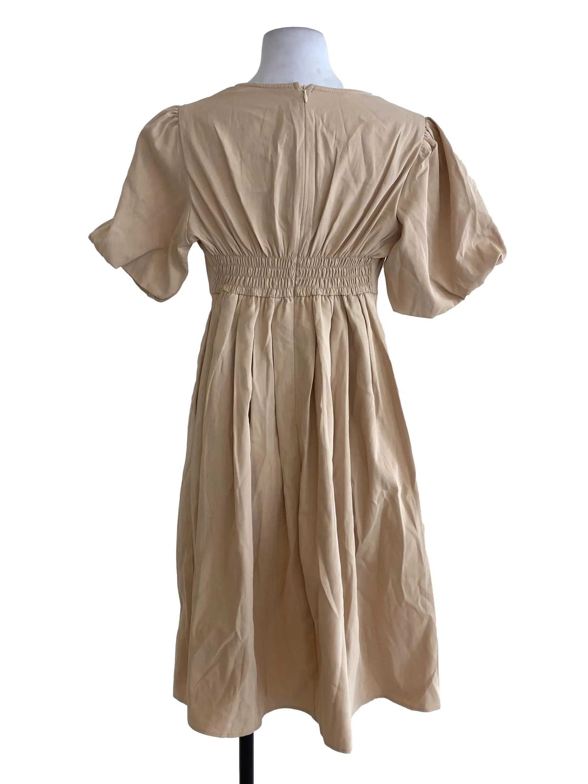 Latte Blouson Dress