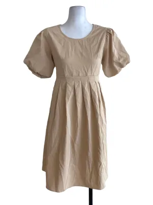 Latte Blouson Dress