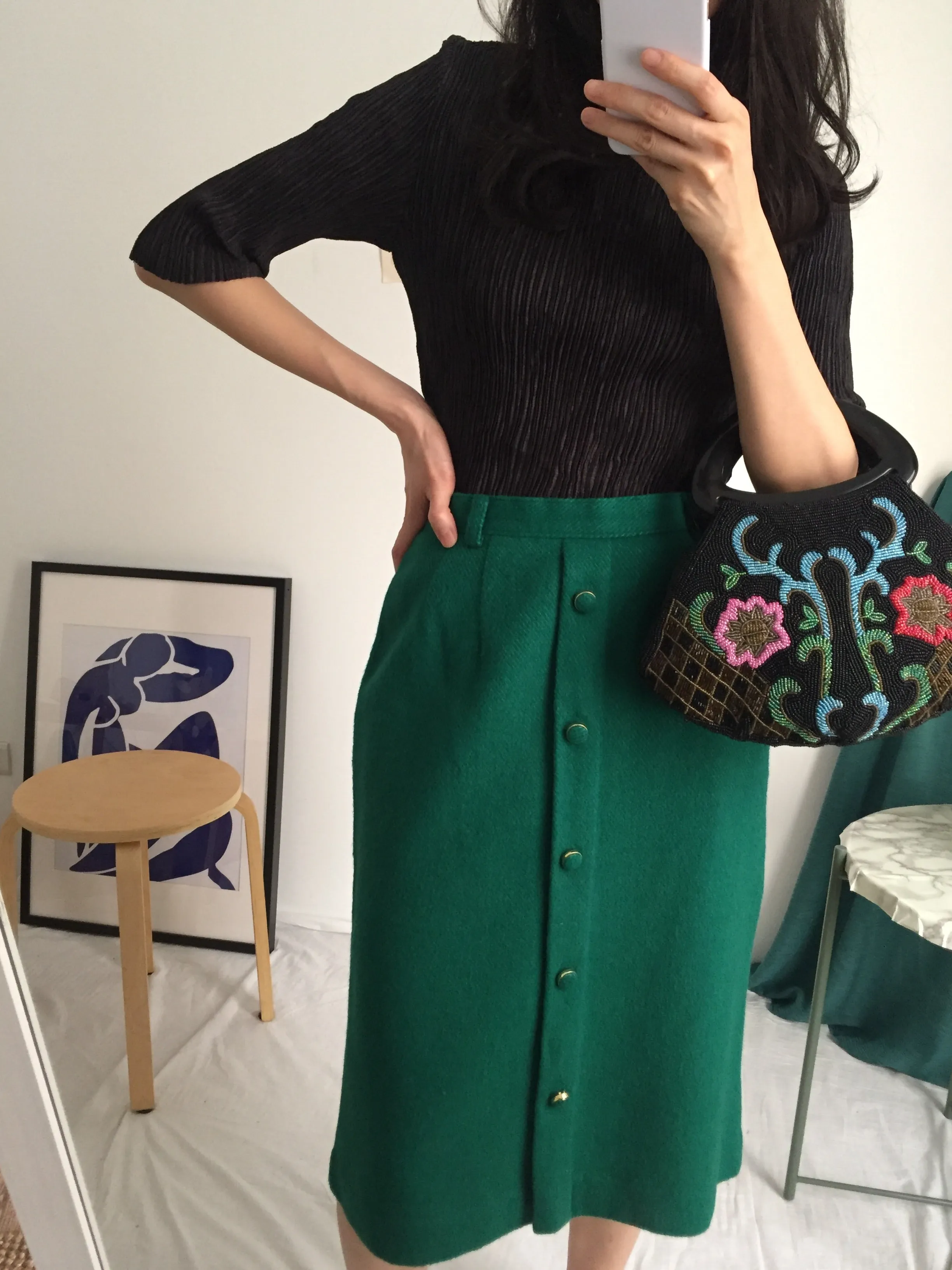 lea blouse {Japanese vintage｝