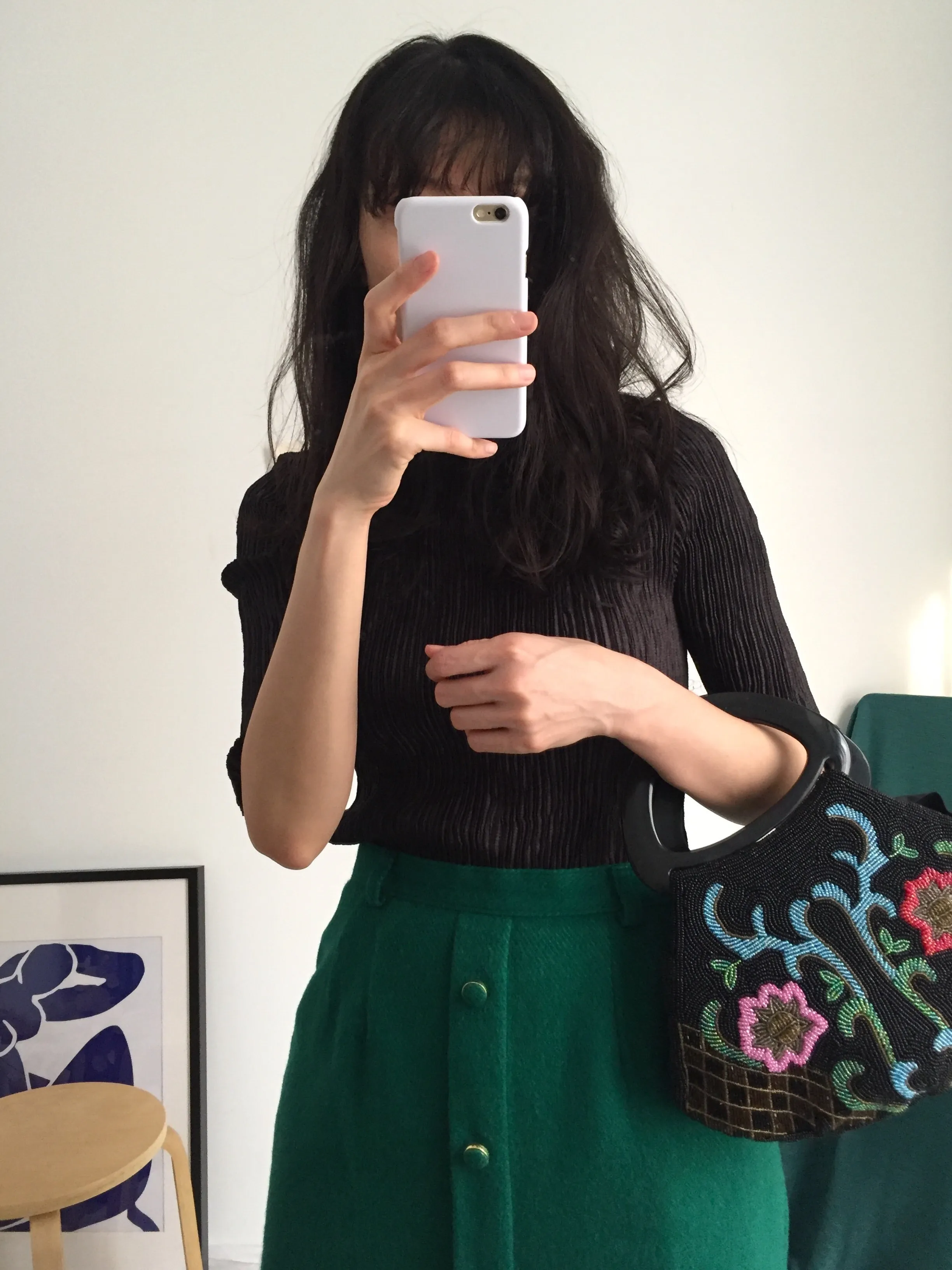 lea blouse {Japanese vintage｝