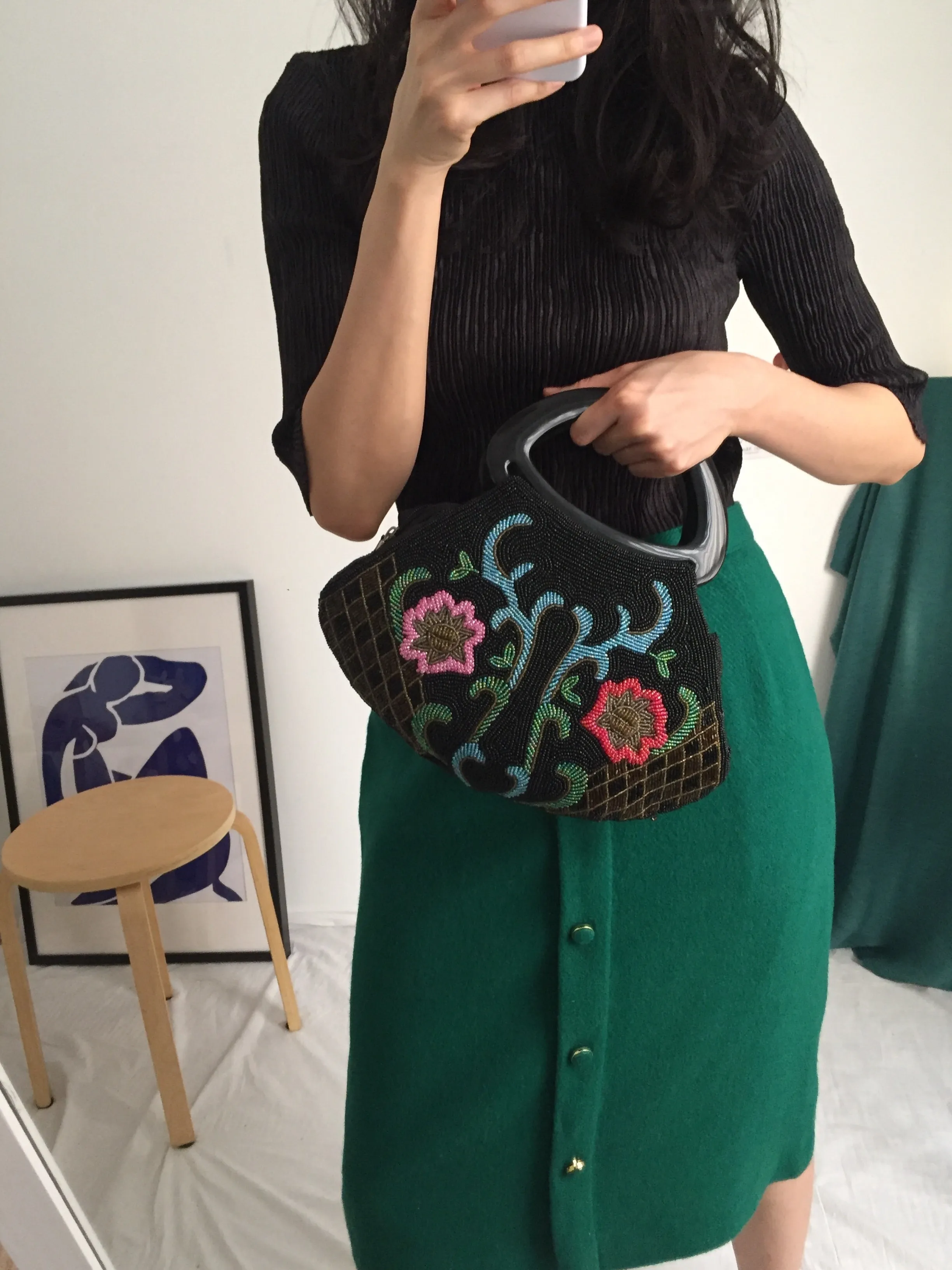 lea blouse {Japanese vintage｝