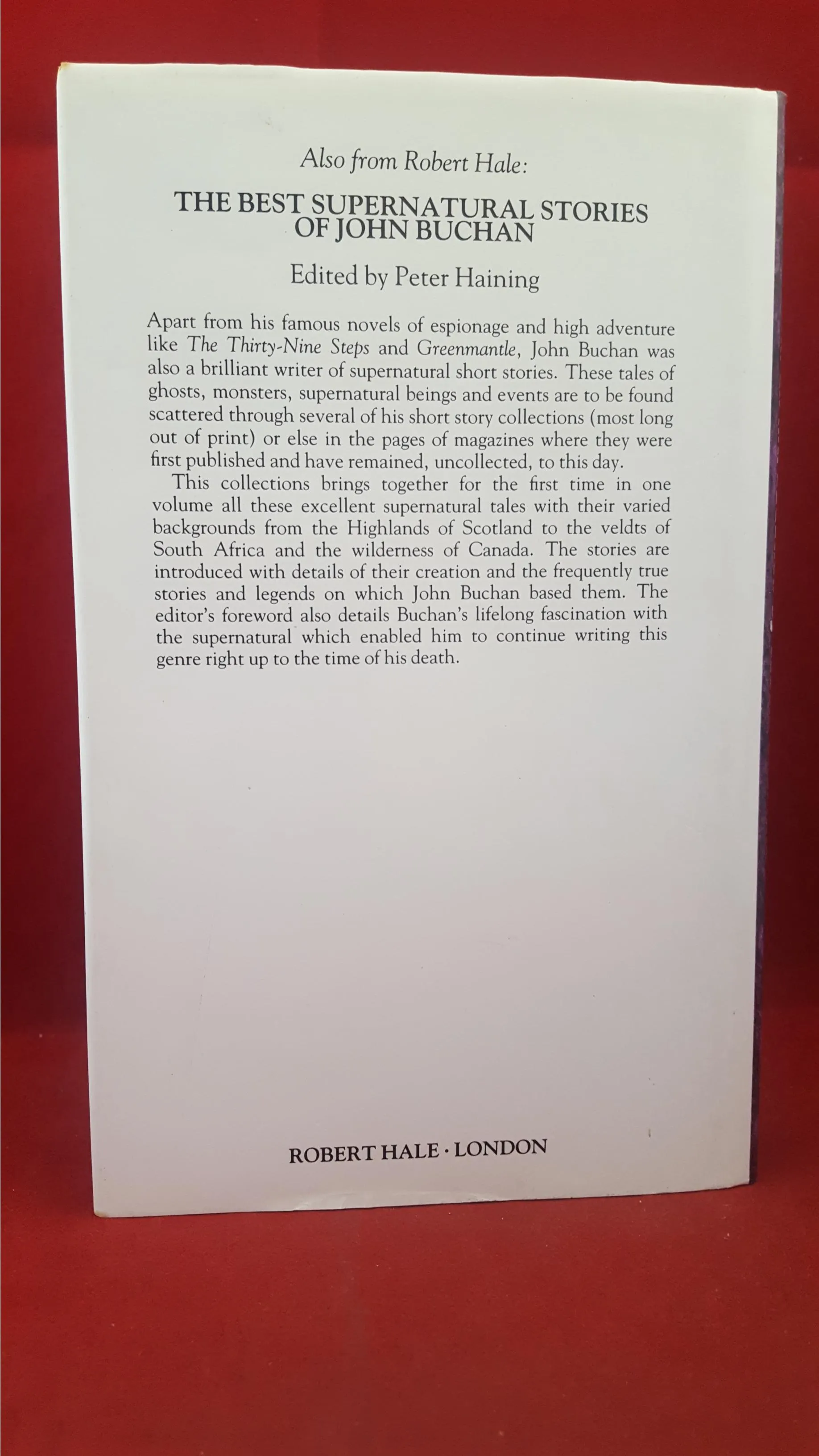 Leslie Shepard - The Dracula Book Of Classic Horror Stories, Hale, 1992, First Edition