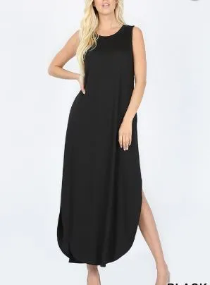 LILY MAXI DRESS BLACK