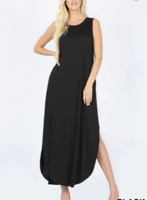 LILY MAXI DRESS BLACK