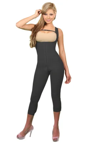 LIPO ILLUSION 2007 Long Leg Body Shaper - Black