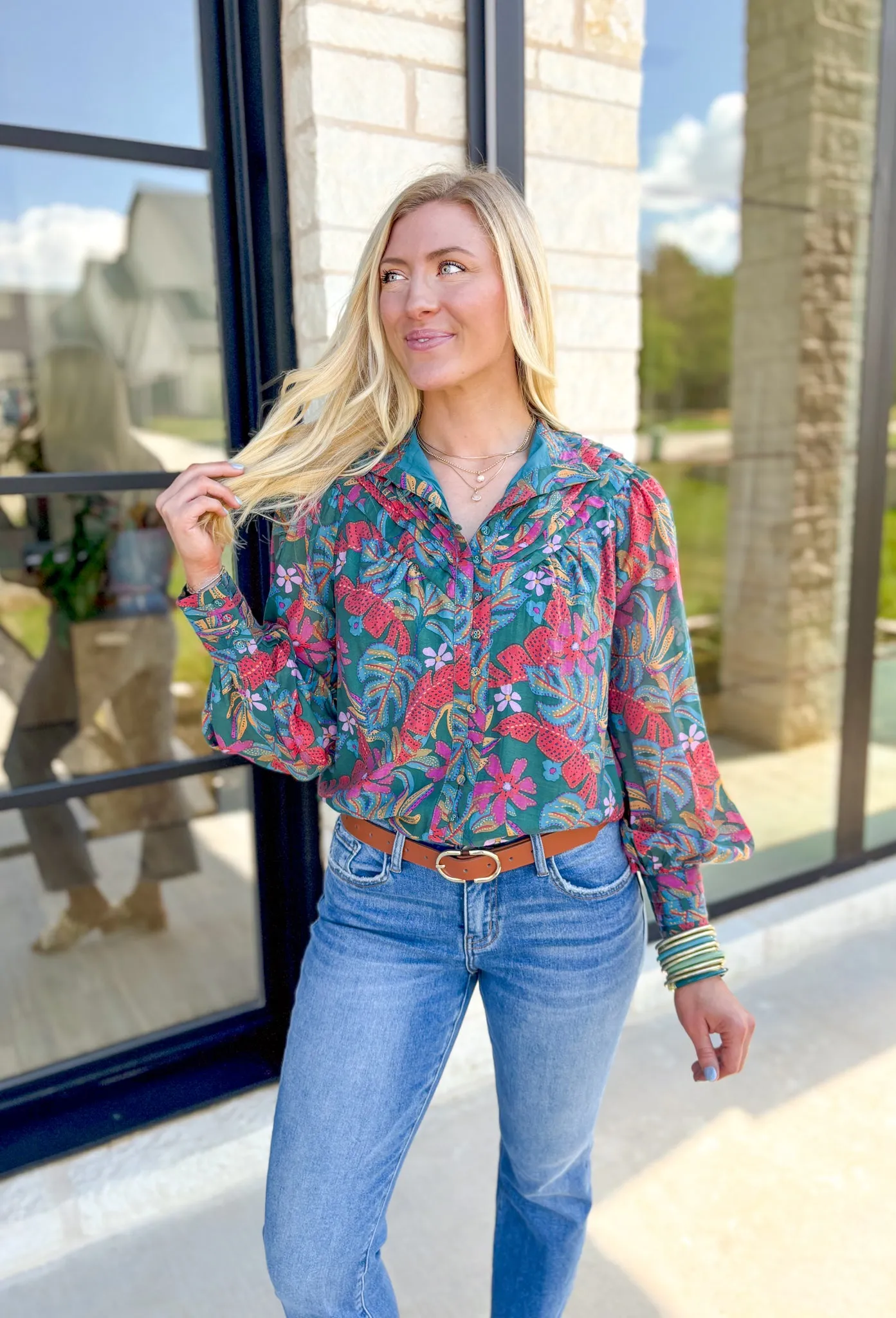Love Affair Floral Blouse