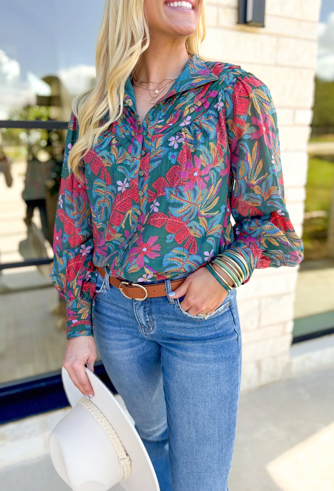 Love Affair Floral Blouse