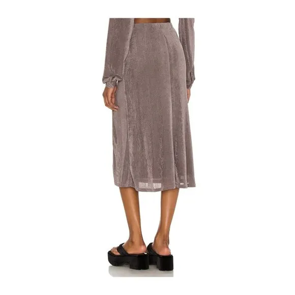 LPA (Revolve) NWT Taupe HANS Straight Skirt