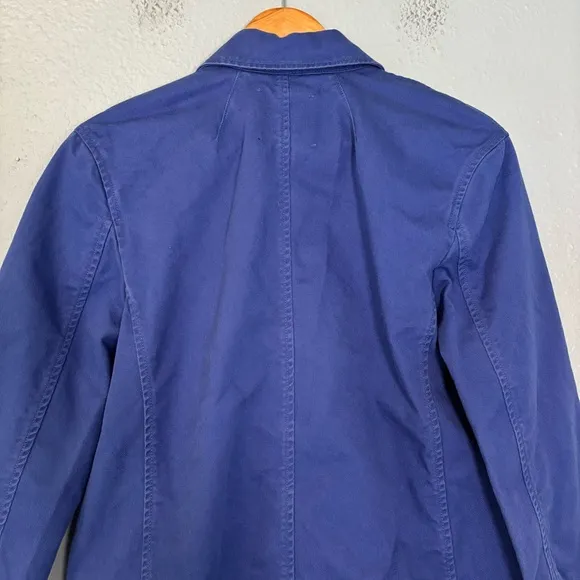 Madewell Women’s Crossover Blazer in (Re)generative Chino Cobalt Blue