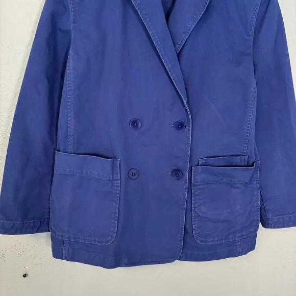 Madewell Women’s Crossover Blazer in (Re)generative Chino Cobalt Blue