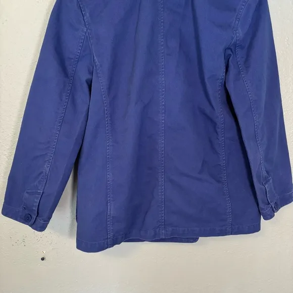 Madewell Women’s Crossover Blazer in (Re)generative Chino Cobalt Blue