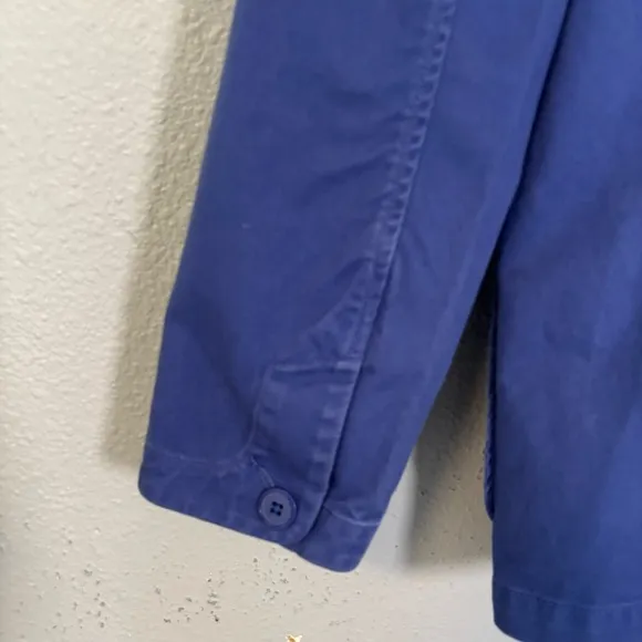 Madewell Women’s Crossover Blazer in (Re)generative Chino Cobalt Blue