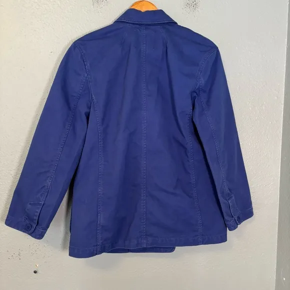 Madewell Women’s Crossover Blazer in (Re)generative Chino Cobalt Blue