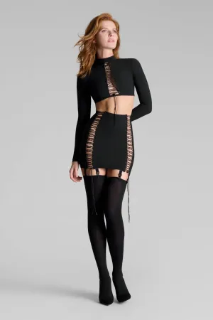 Maison Close Nuit Infinie Suspender Garter Skirt