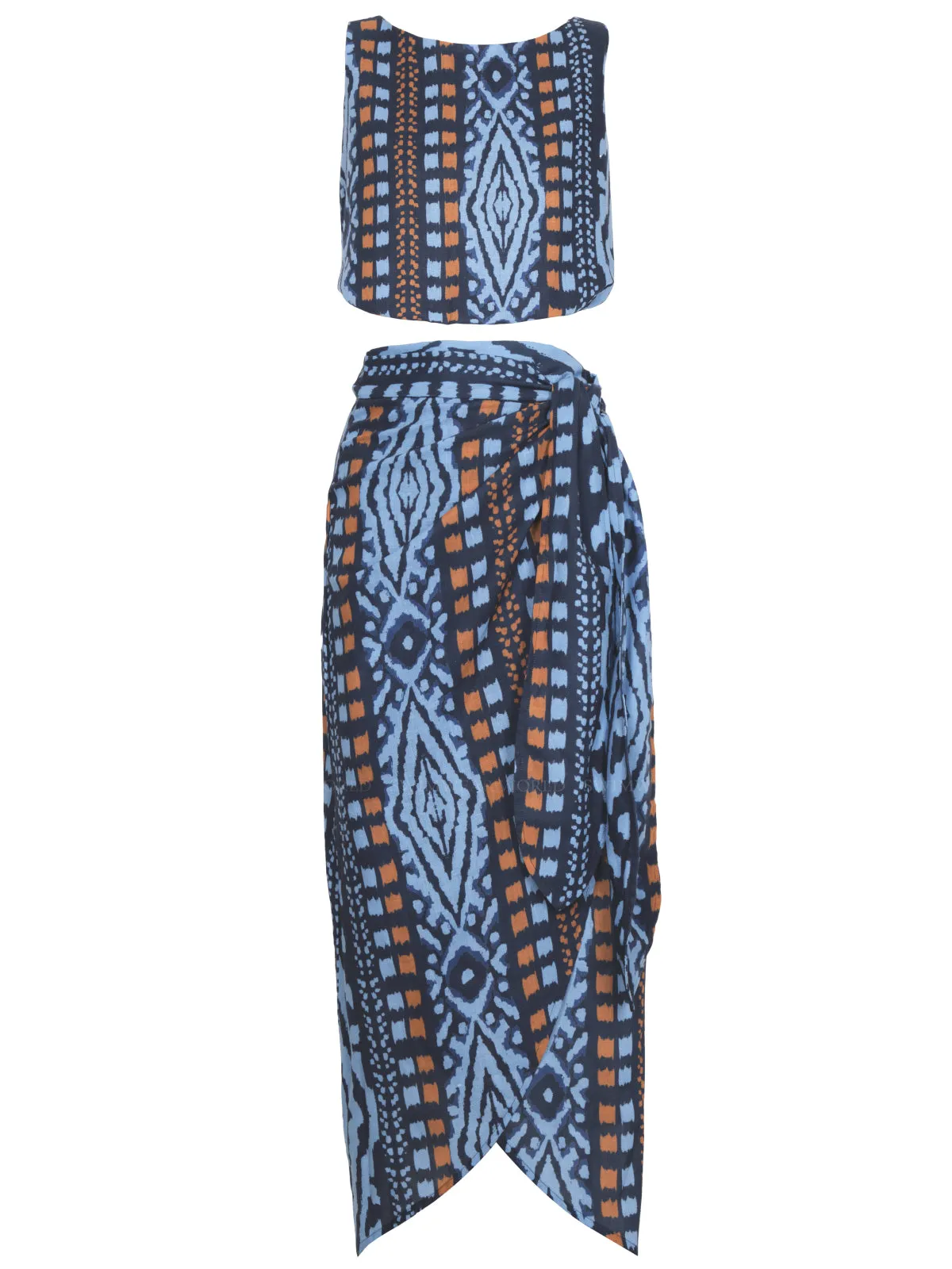 Malak Blouse-Aurora Skirt ::RET