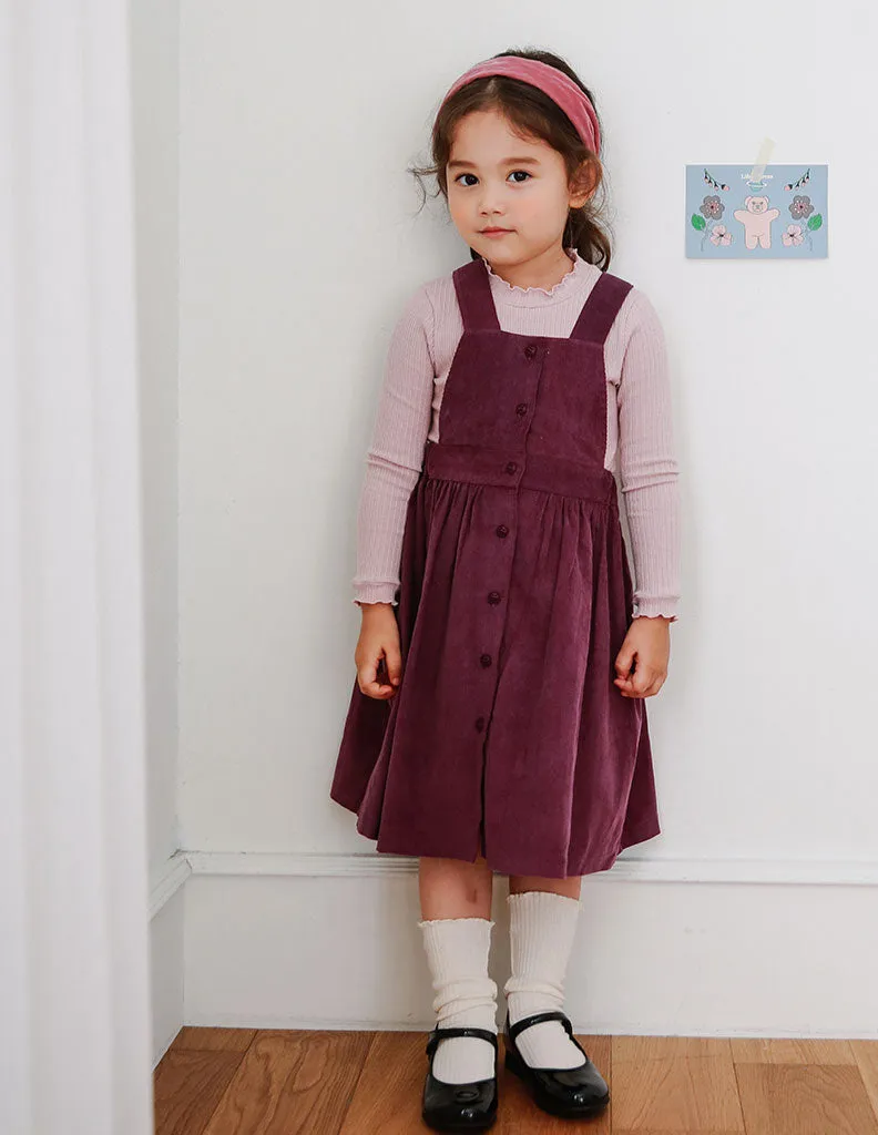 Maxi Suspender Dress Mauve