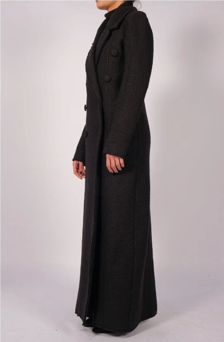 Maxi Wool Double Breasted Jacket