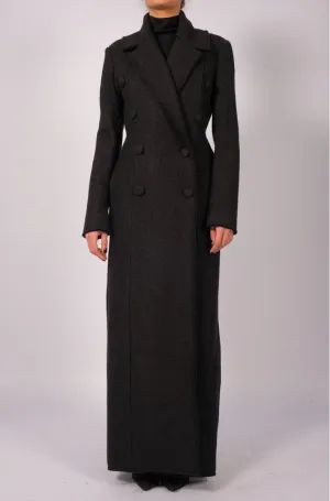 Maxi Wool Double Breasted Jacket