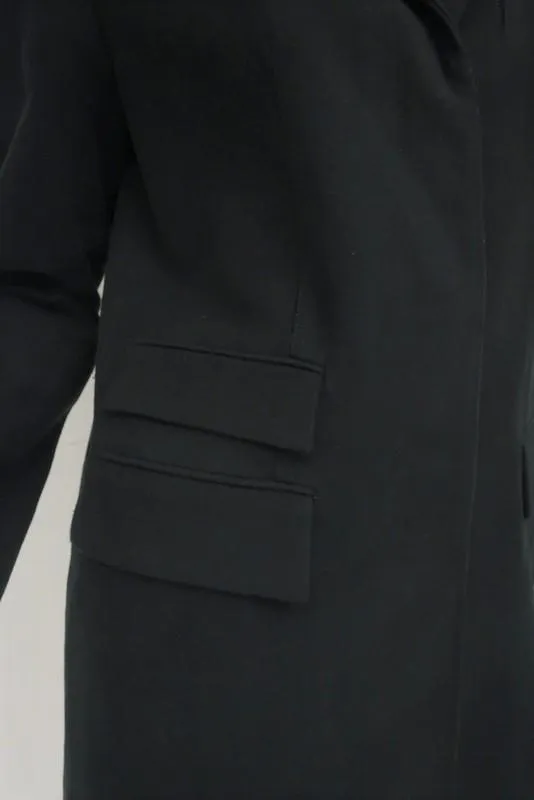 McQ Alexander McQueen Coat Black Cotton Size 44 Single-Breasted Jacket