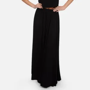 Micheal Lauren Kenno Maxi Skirt, Black, Runs 1 Size Smaller