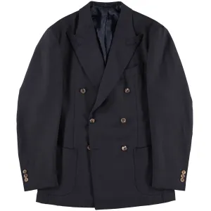 MTO Navy Double Breasted Waverly Blazer