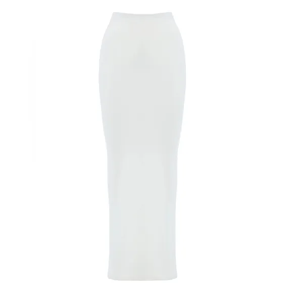 Naked Wardrobe Butter Up Boo Skirt in White