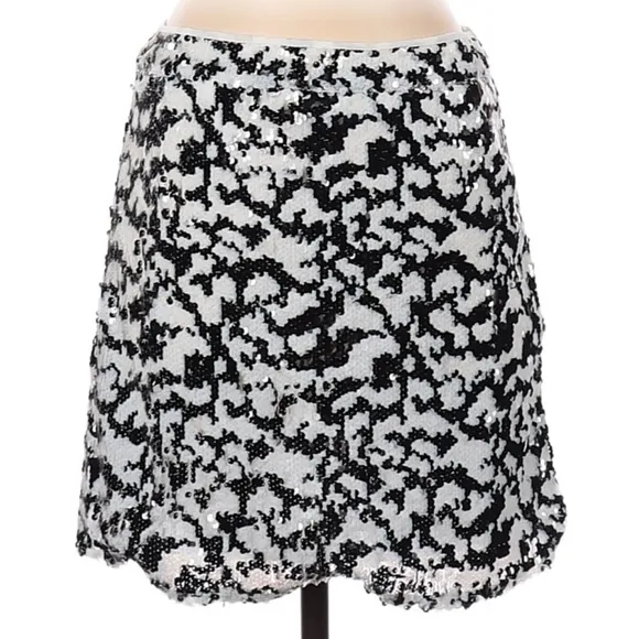 Nasty Gal Premium Sequin High-Waisted Fitted Mini Skirt, NWT