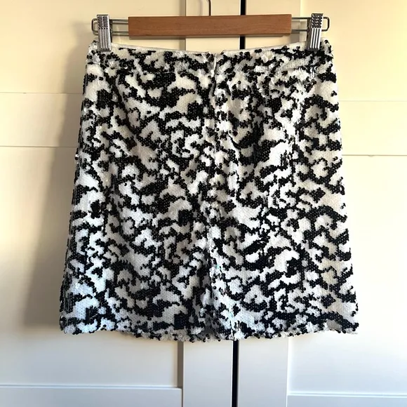 Nasty Gal Premium Sequin High-Waisted Fitted Mini Skirt, NWT