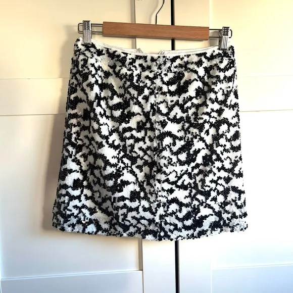 Nasty Gal Premium Sequin High-Waisted Fitted Mini Skirt, NWT