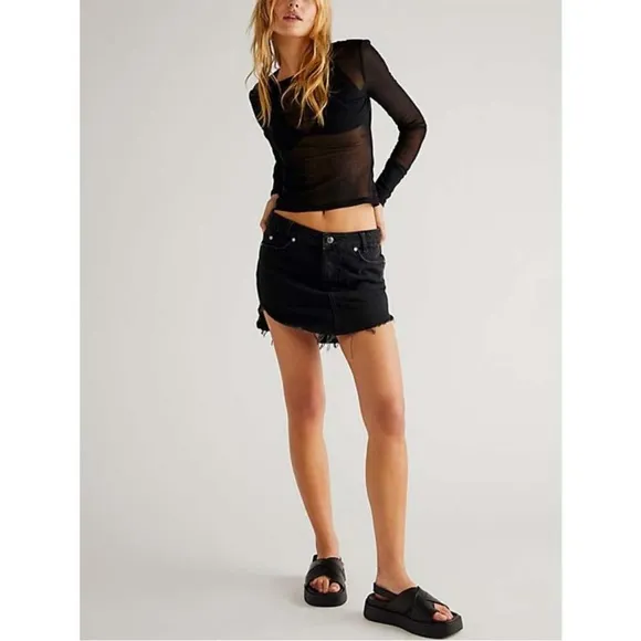 NEW FREE PEOPLE Sky High Mini Skirt NWT | Size: 4