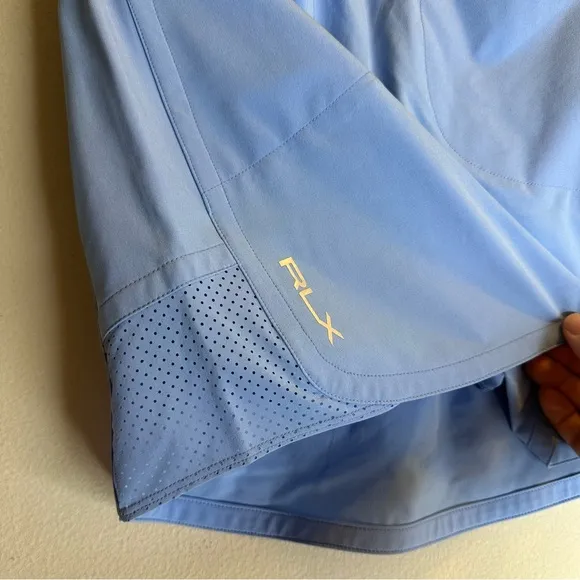 NEW RLX Ralph Lauren Golf Skirt Womens Blue Stretch Pleated Skort Sz XXS $138