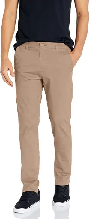 New with tags! Southpole Mens Flex Stretch Basic Chino Pants in Dark Khaki, Sz 36W X 30L