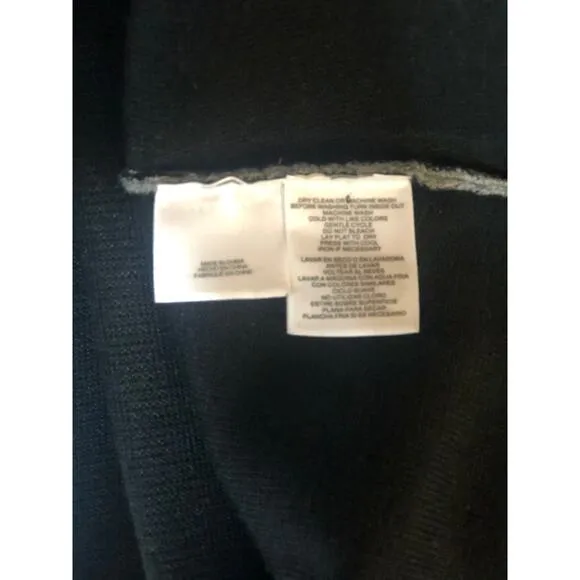 NINE WEST Women's One-Button Sweater Jacket Medium (M, Heather Grey/Black)
