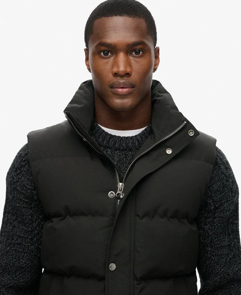 Non Hooded Everest Gilet | Black