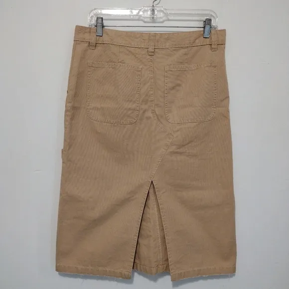 NWOT BDG Urban Outfitters - Khaki Carpenter Midi Skirt