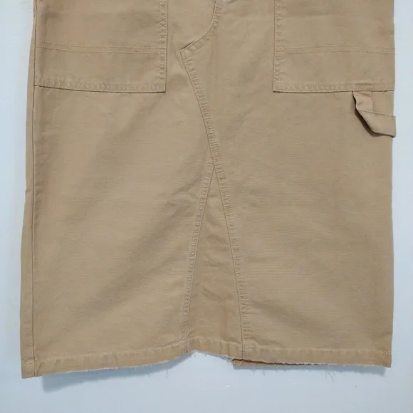 NWOT BDG Urban Outfitters - Khaki Carpenter Midi Skirt